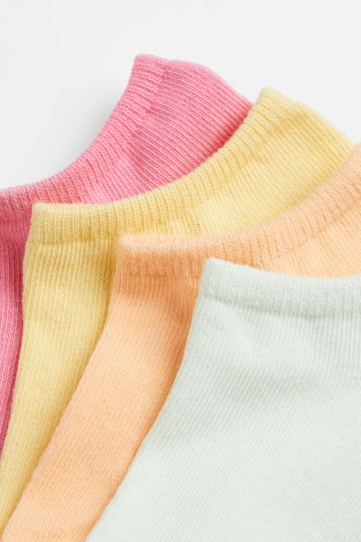 H&M 7-Pack Kids Ankle Socks – Pastel Colours