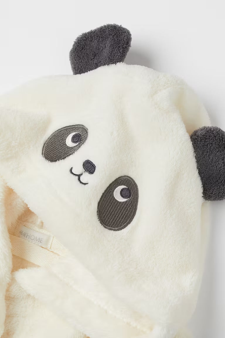 Panda Hooded Dressing Gown for Kids