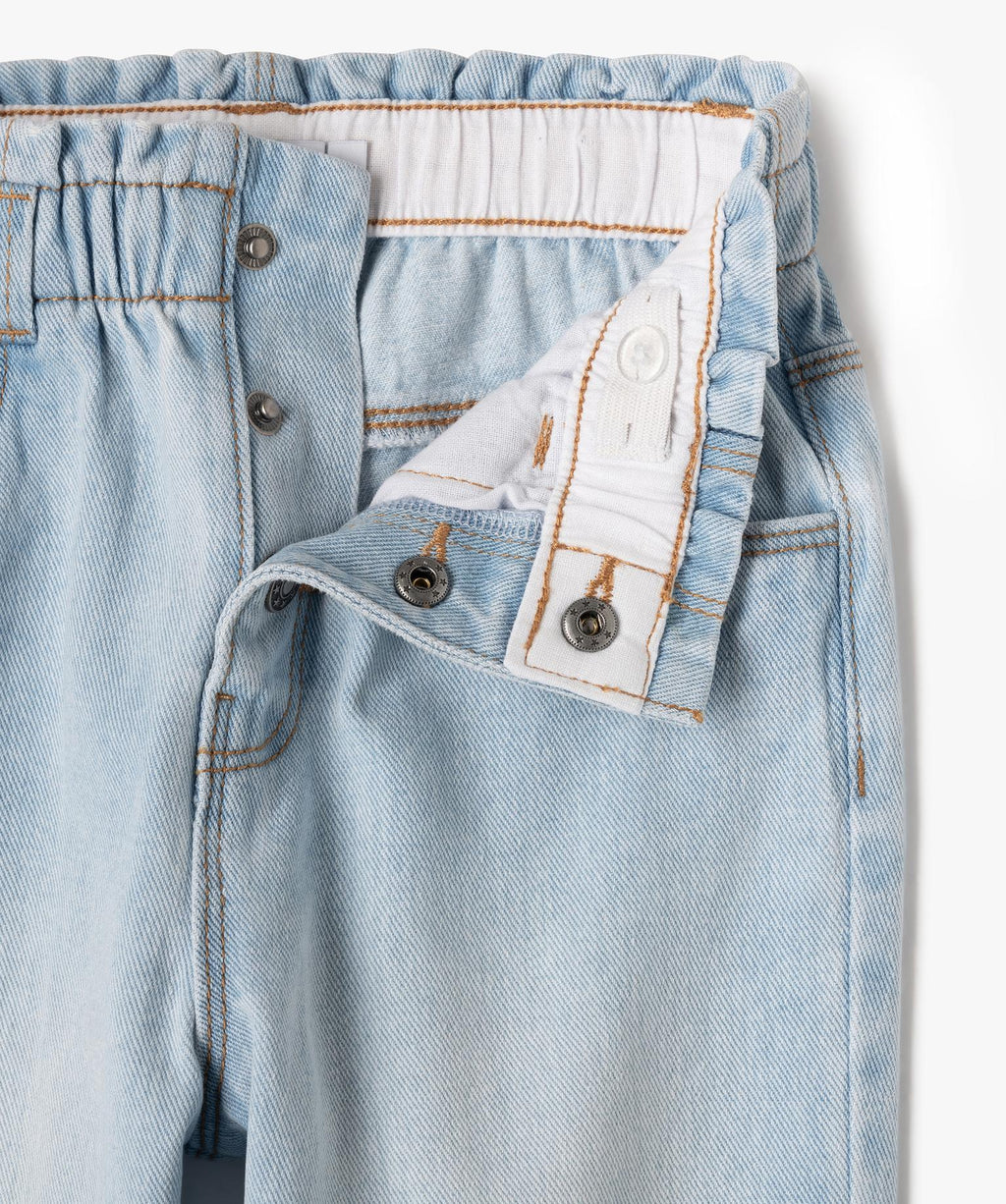 Gemo Classic Blue Shirt & Denim Set – Kids Outfit