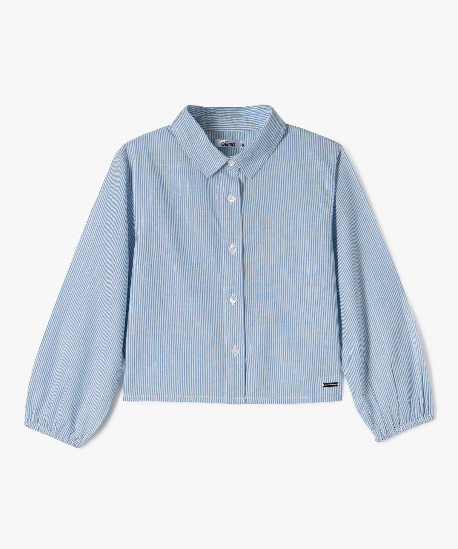 Gemo Classic Blue Shirt & Denim Set – Kids Outfit