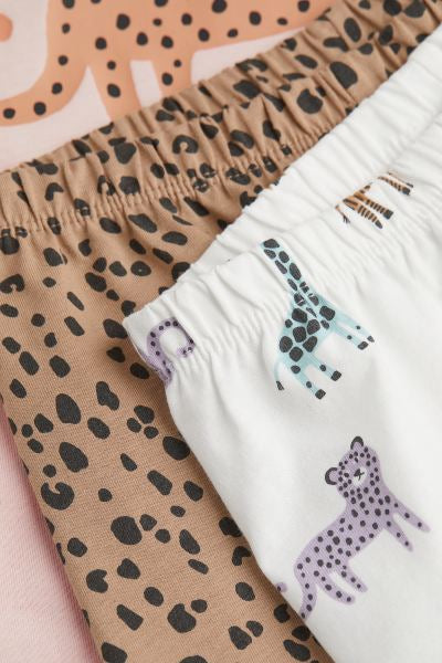 H&M Safari Pajama Set – 4 Pieces