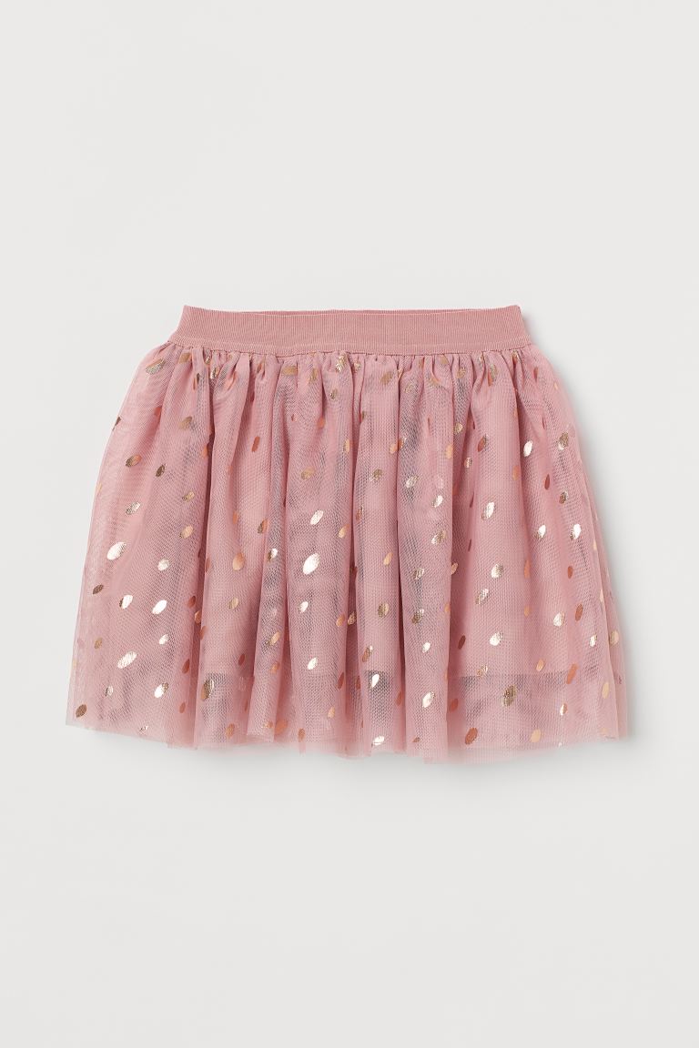 Layered Tulle with shimmer dots skirt