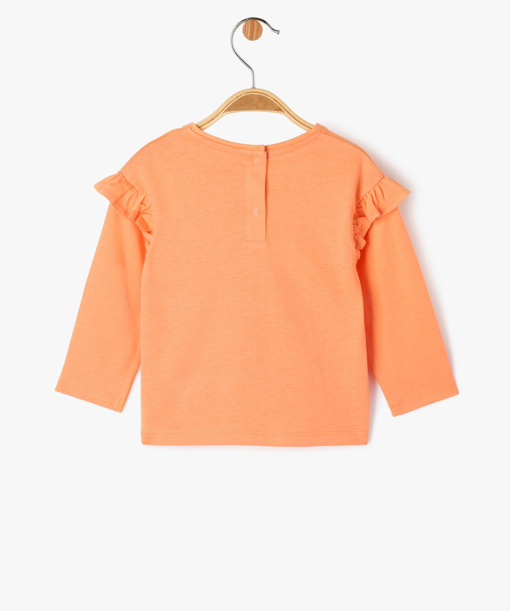 Baby Girls Long Sleeve Ruffle T-Shirt – GÉMO