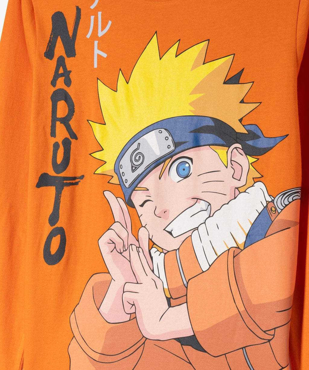 Boys Naruto Long Sleeve T-Shirt – Orange