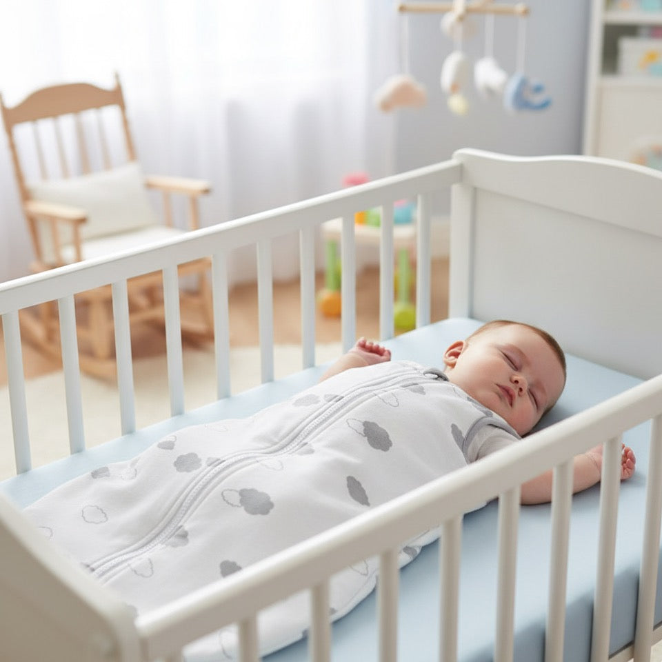 Baby Sleeping Bag with Zip – 100% Cotton