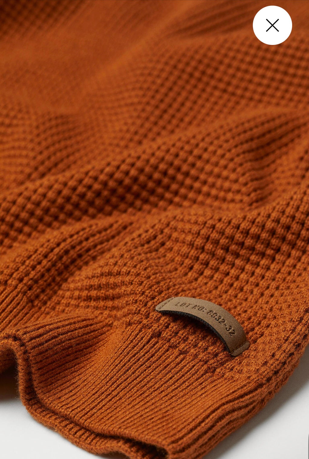 H&M WAFFLE KNIT SWEATER Size 8-10 years