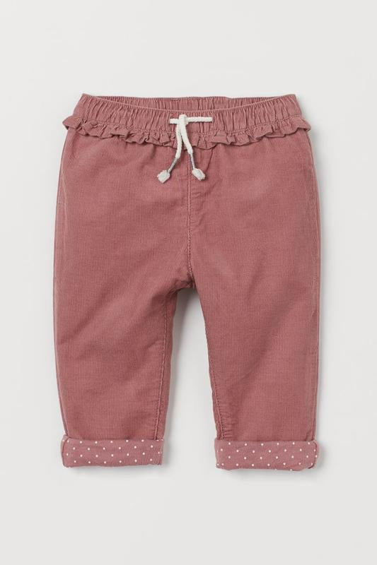 Baby Girls Corduroy Pants – Dusty Pink