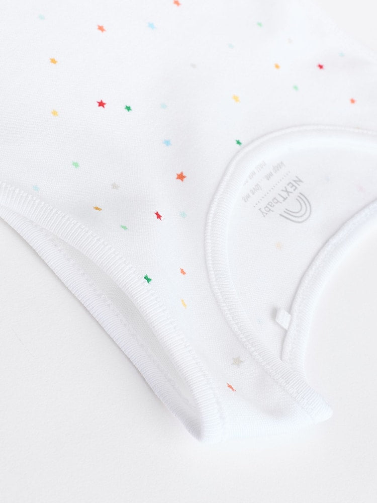 5-Pack Cotton Sleeveless Baby Bodysuits