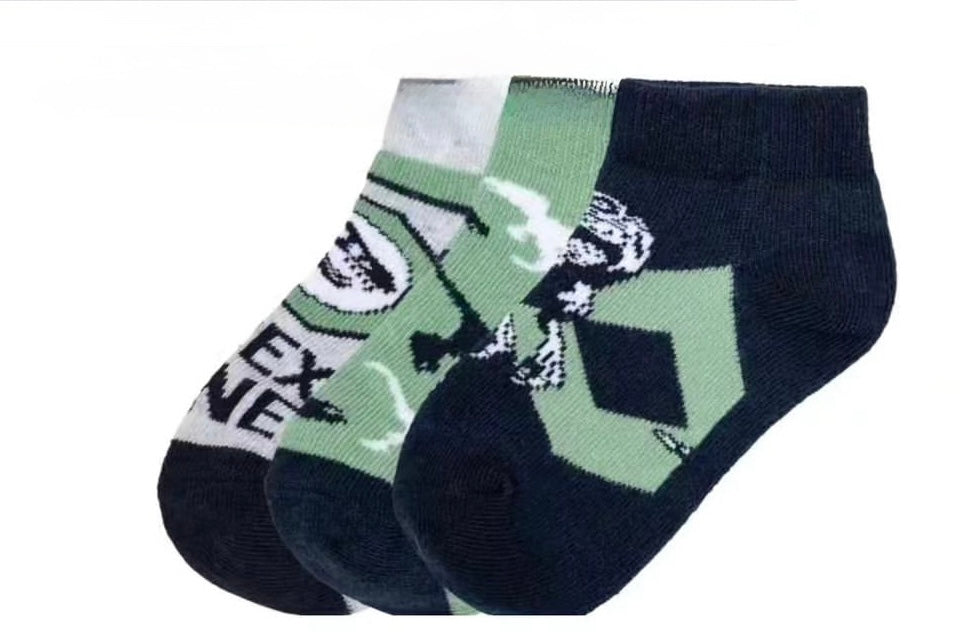 Kids Character Ankle Socks Multipack – Assorted Designs