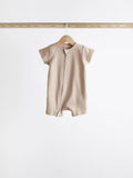 Neutral Cotton Baby Romper