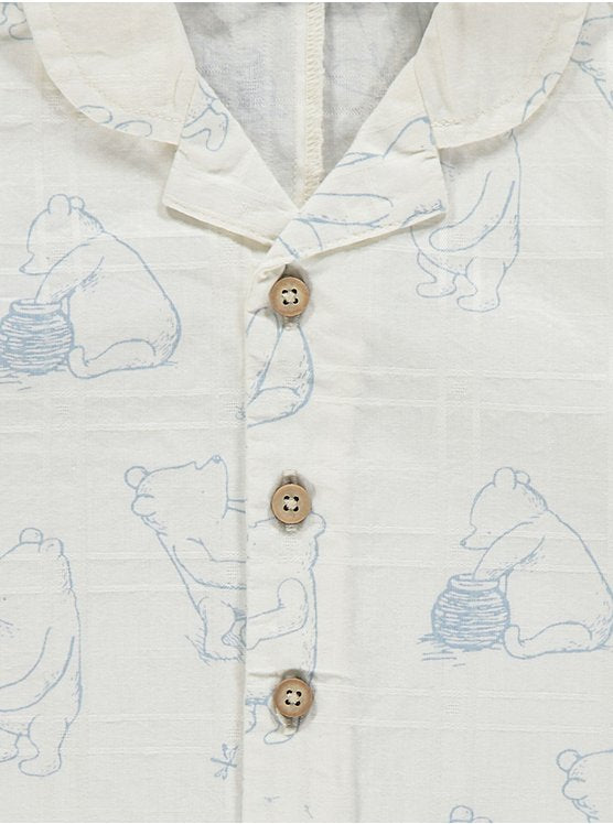 Winnie the Pooh Muslin Romper – George