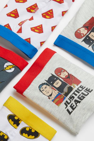 H&M Justice League Cotton Trunks – 5 Pack
