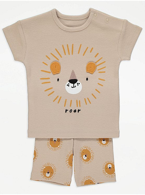 Baby Lion Short Set – Roar Collection