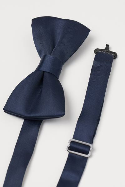 H&M Boys Adjustable Navy Bow Tie – Formal Occasion Accessory