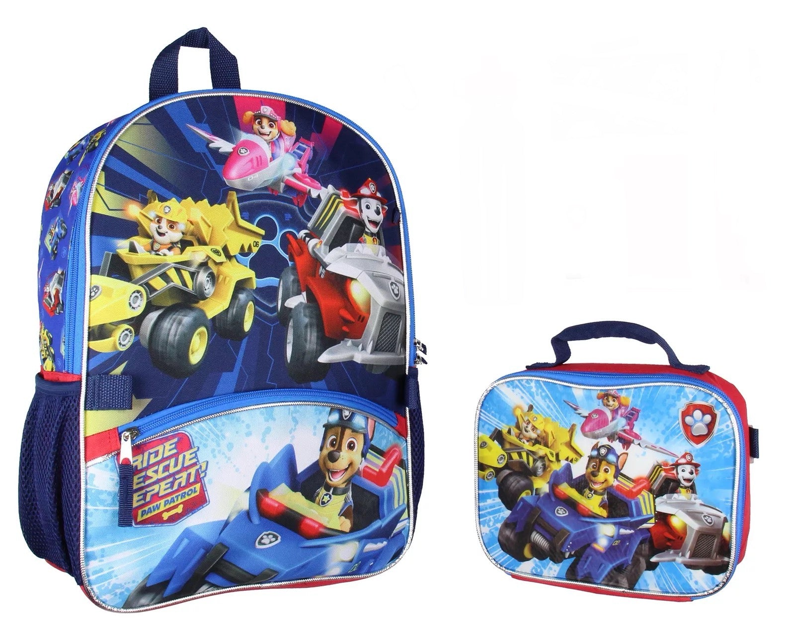 Paw Patrol Kids Backpack & Lunch Bag Set – Blue