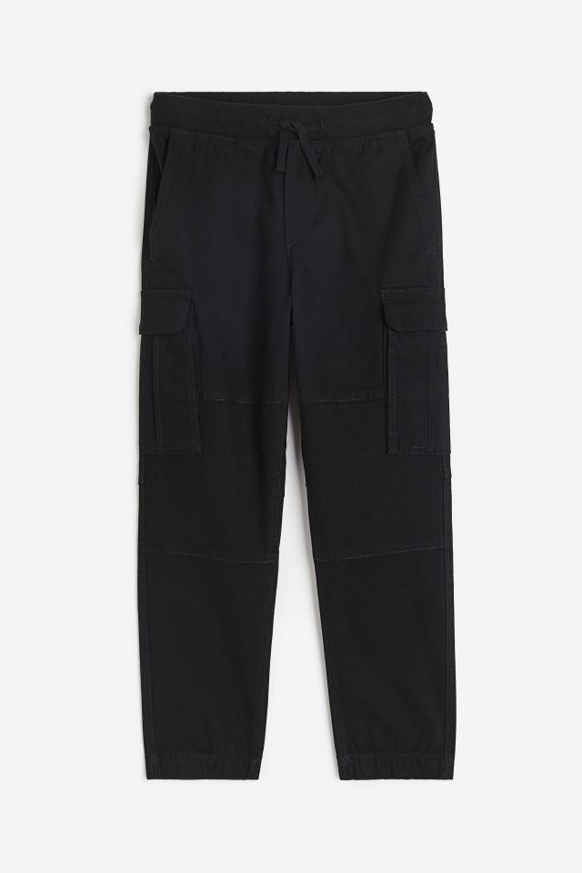 H&M Kids Black Cargo Joggers