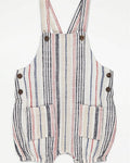 Baby Linen Stripe Dungarees