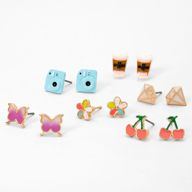 Claire’s Girls Stud Earrings Multipack