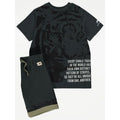 George Kids Tiger Print T-Shirt & Shorts Set