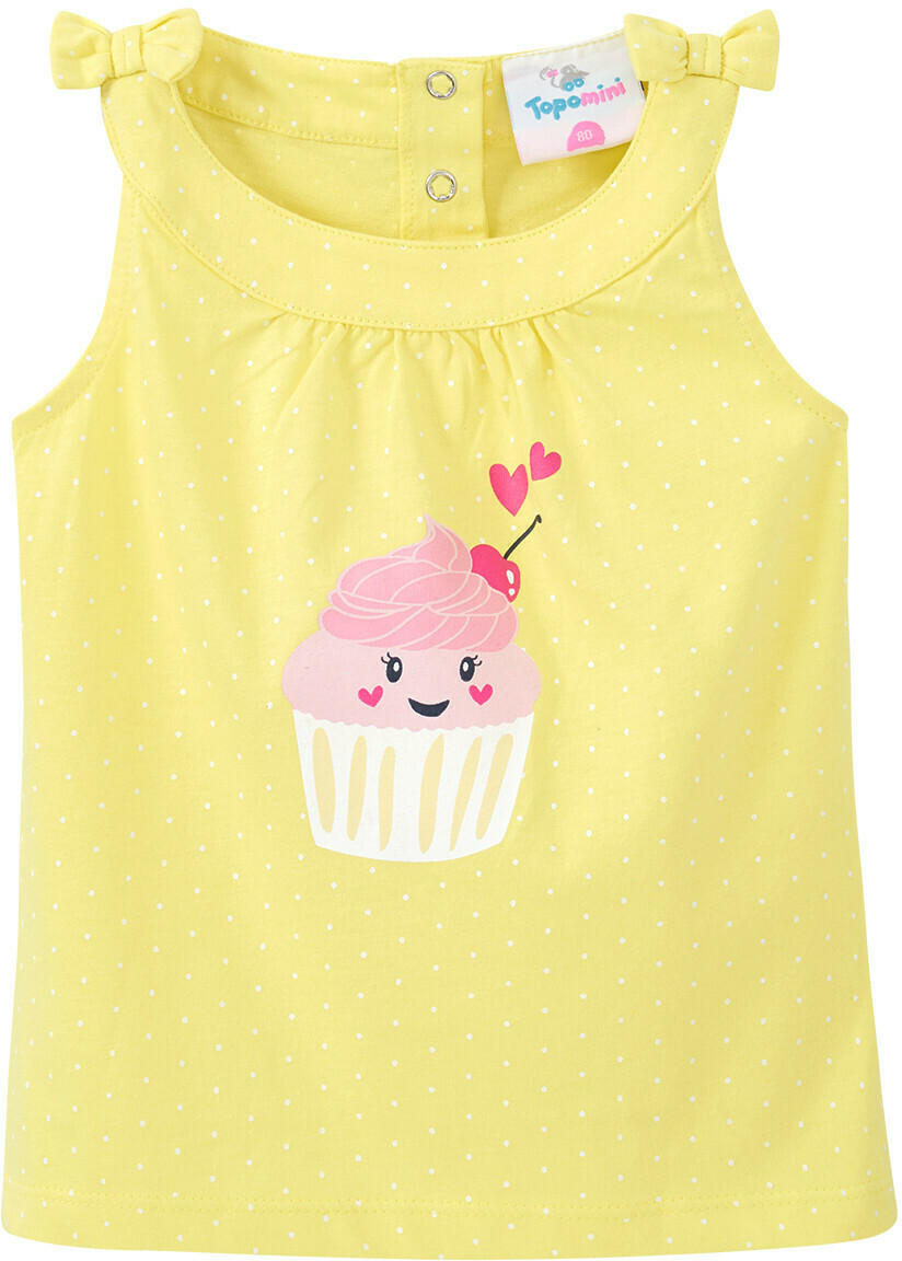 Topomini Cupcake Tank Top – Yellow