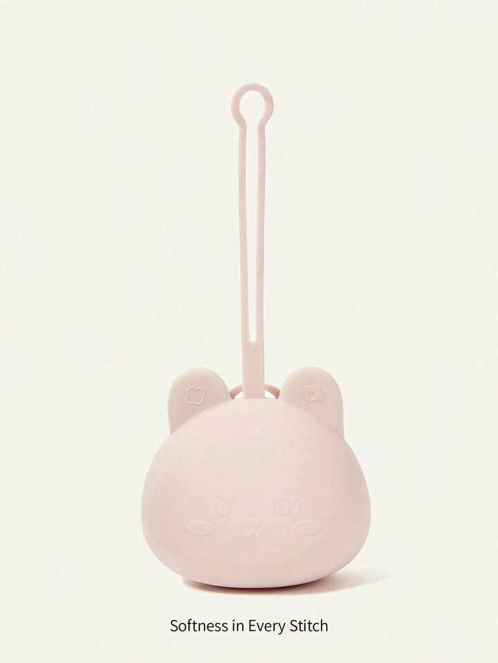 Bunny Silicone Pacifier Holder with Strap – BPA Free
