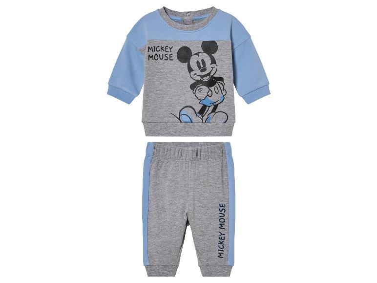 Disney Mickey Mouse blue and grey baby sweatshirt and joggers set
