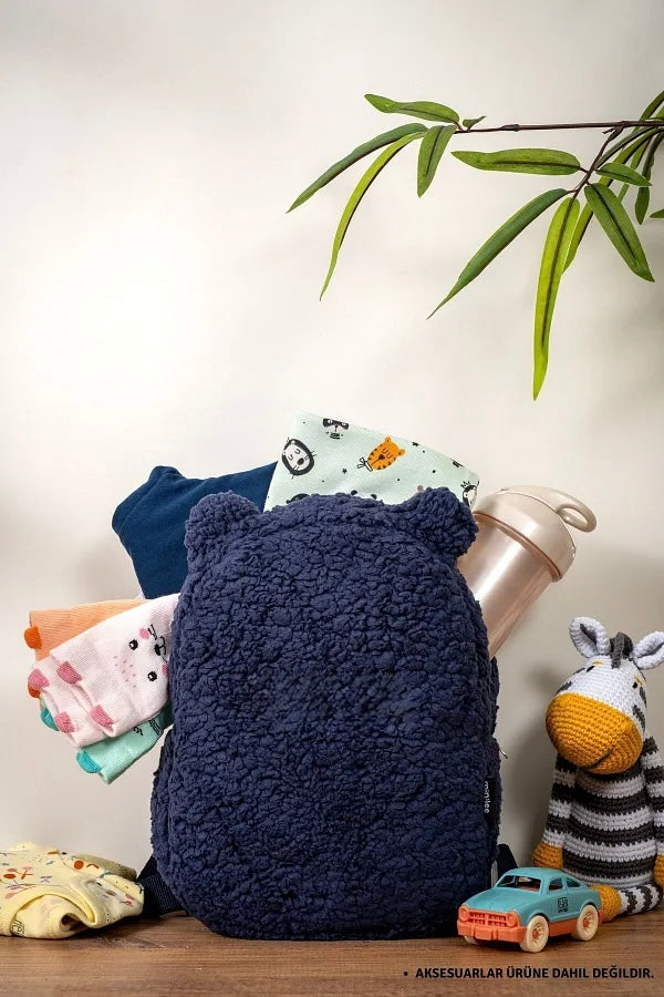 Minilee Teddy Bear Sherpa Kids Backpack