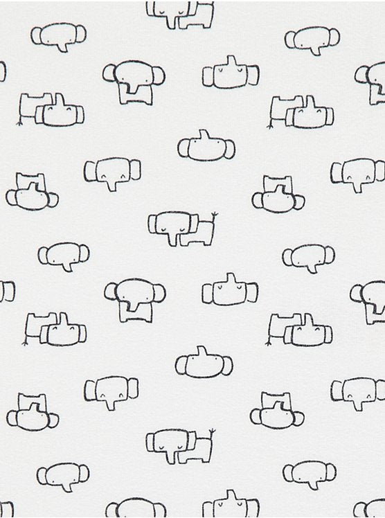 6-Pack Baby Bodysuits – Elephant Collection