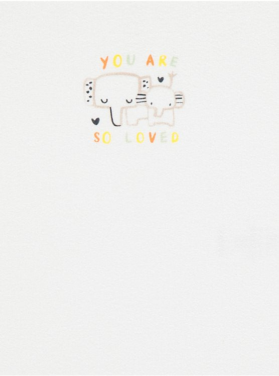 6-Pack Baby Bodysuits – Elephant Collection