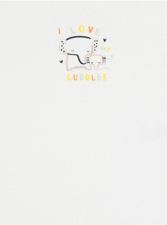 6-Pack Baby Bodysuits – Elephant Collection