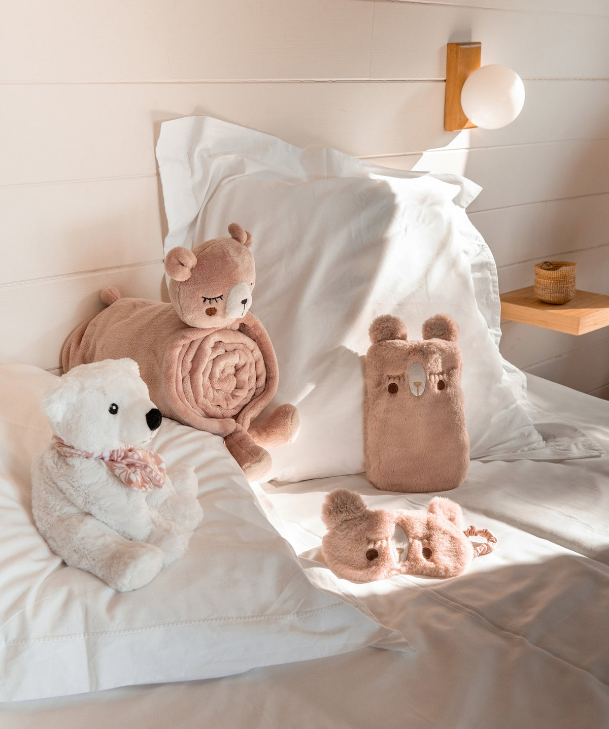 Pink teddy bear blanket 3