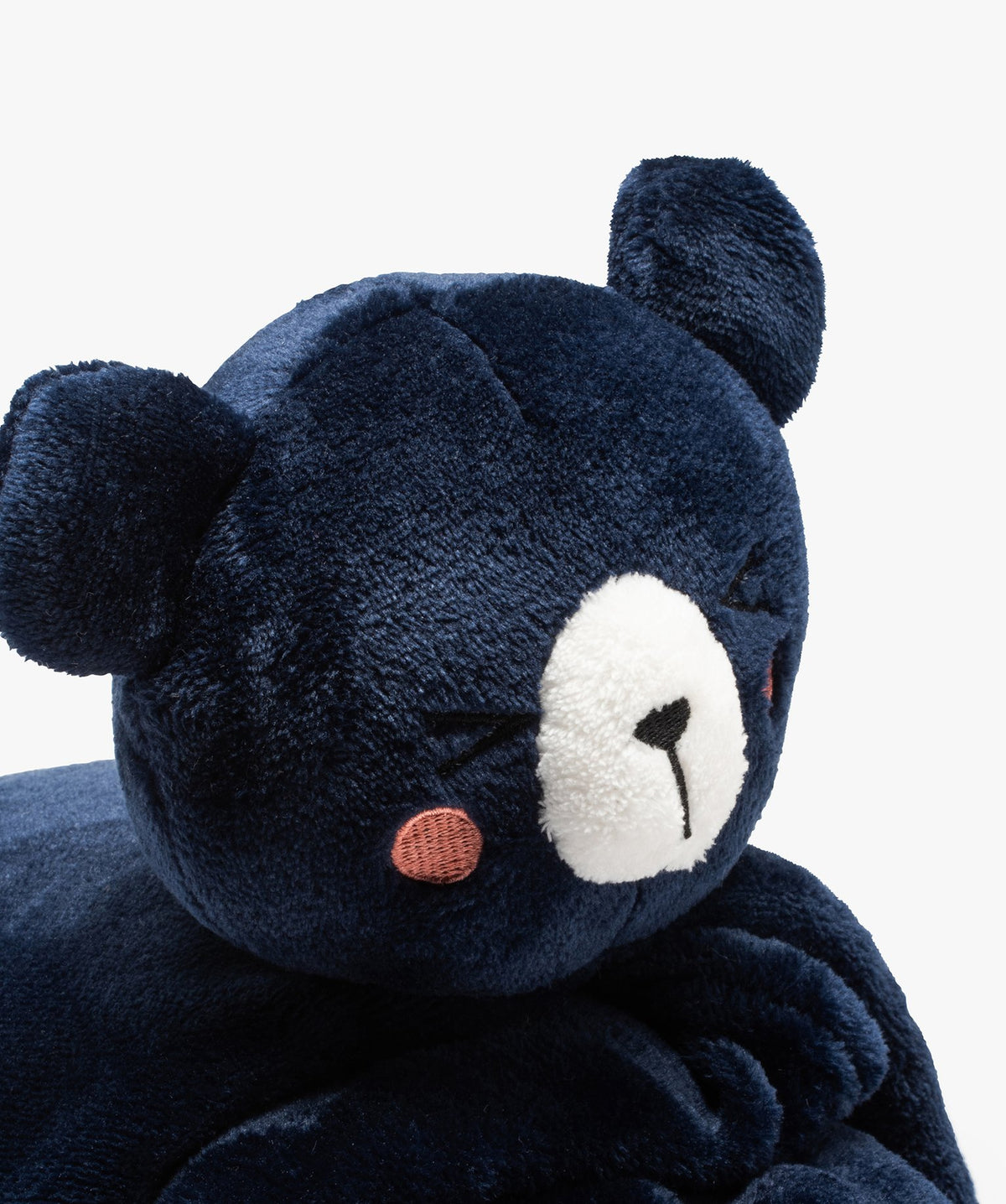 Navy blue teddy bear blanket 2