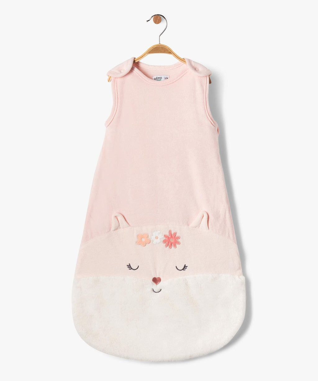 Gémo pink bunny sleeping bag view 1