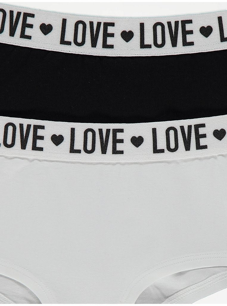 Girls Love Waistband Hipster Briefs