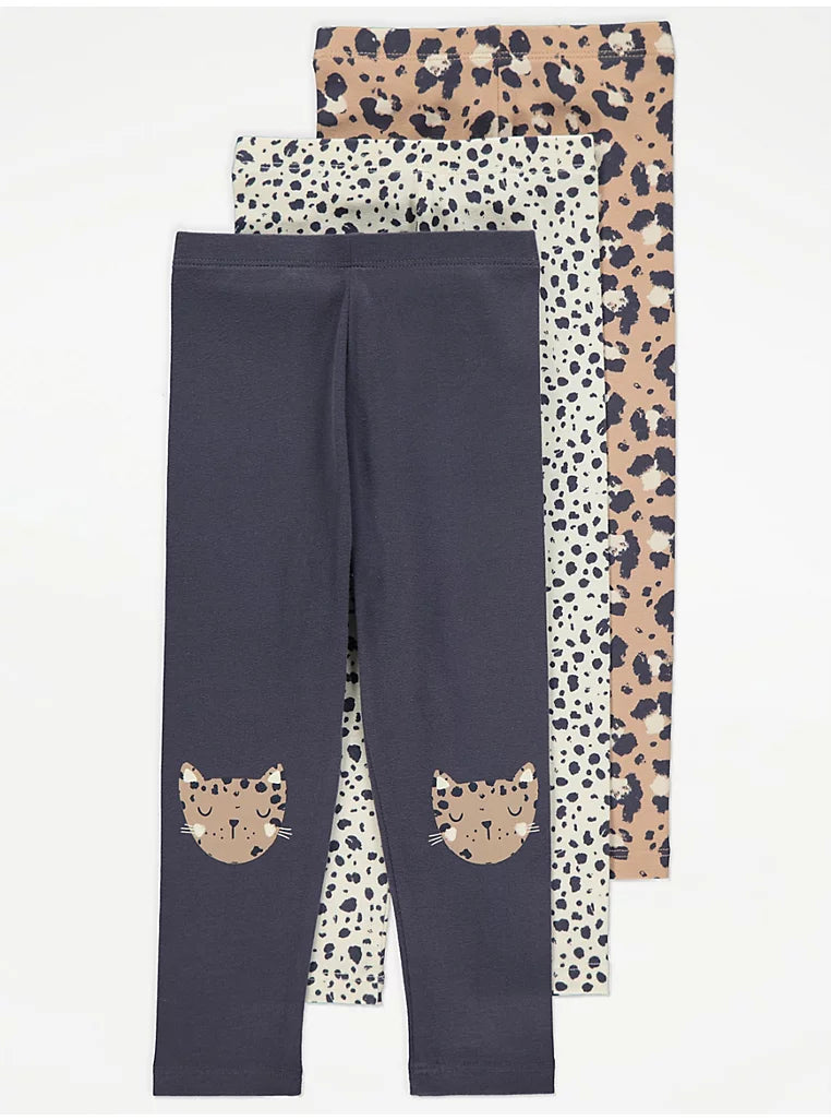 George Girls Leggings – Sold Separately | Animal Print Collection