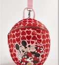 George Disney Mickey & Minnie Heart Mini Backpack – Red/Pink