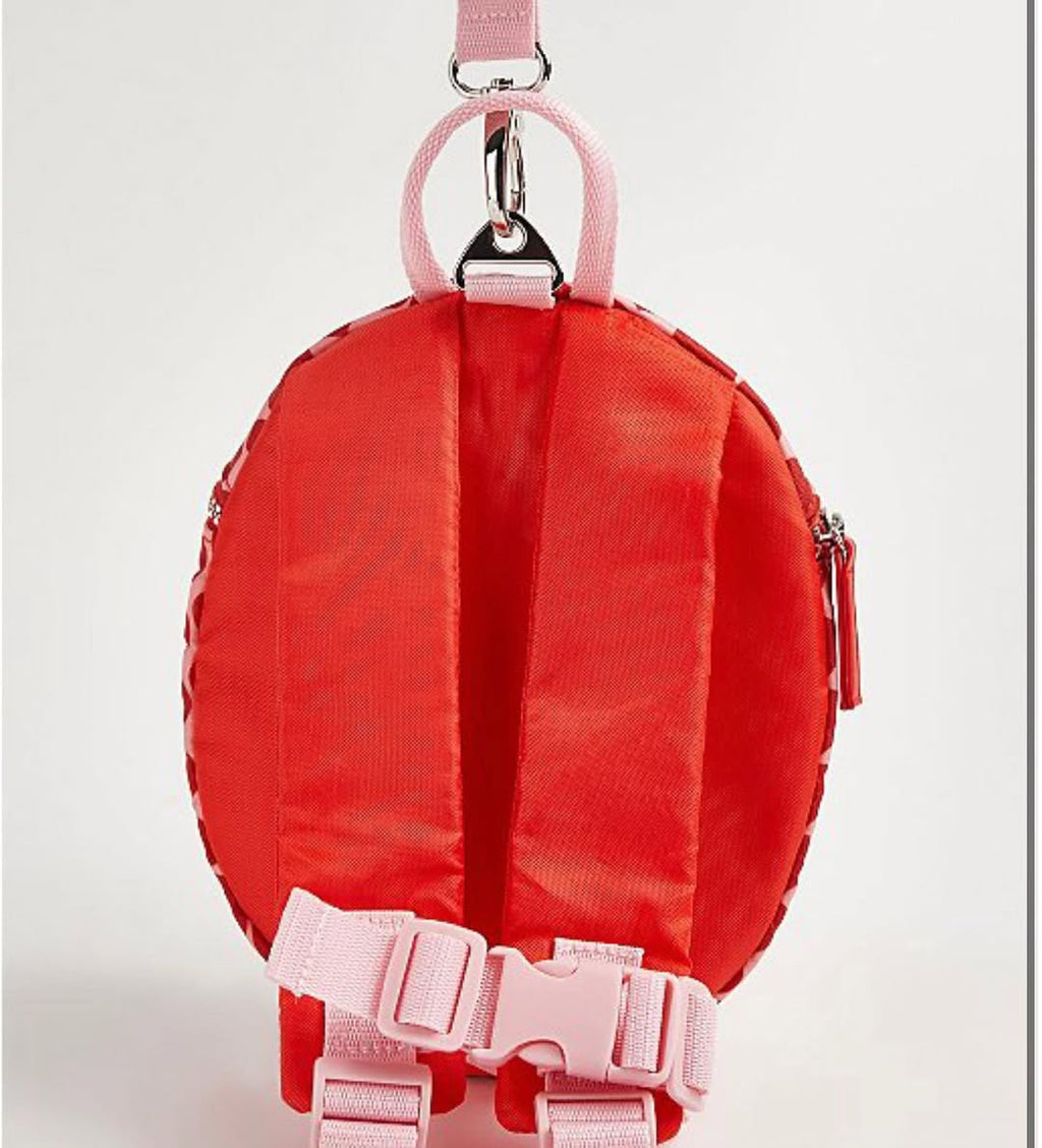 George Disney Mickey & Minnie Heart Mini Backpack – Red/Pink