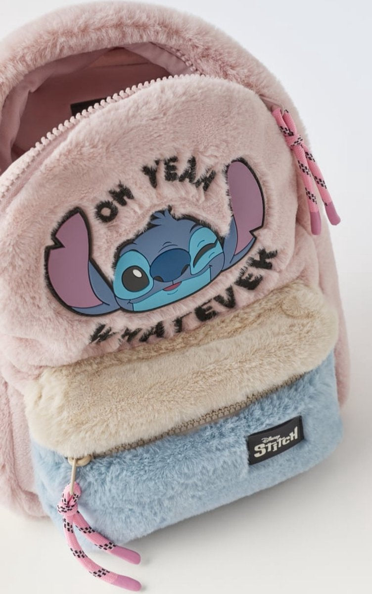 Disney Stitch Kids Backpacks – Plush & Fuzzy