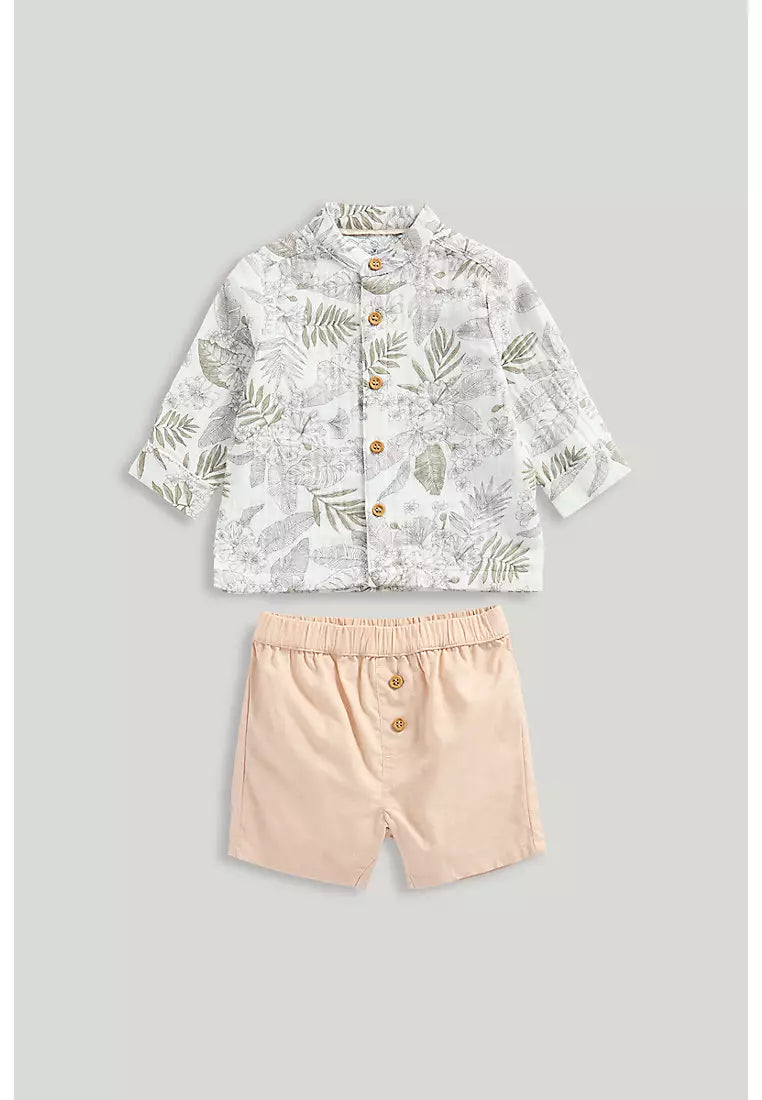 Floral Shirt & Shorts Set