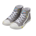 Walkx Kids High-Top Canvas Sneakers – Grey