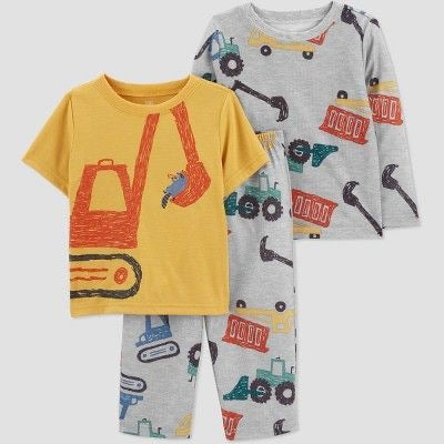 Carter’s Construction Vehicles 3-Piece Pyjama Set