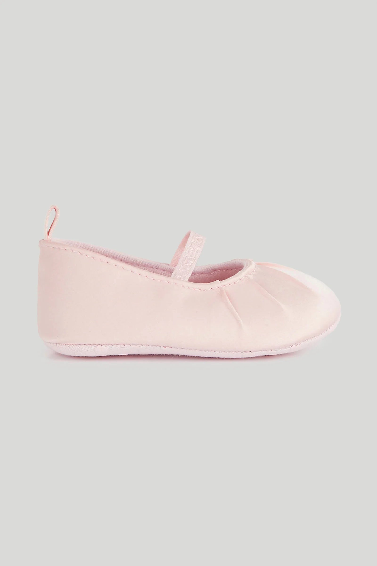 Mothercare Soft Pink Baby Ballet Shoes