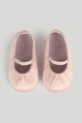 Mothercare Soft Pink Baby Ballet Shoes