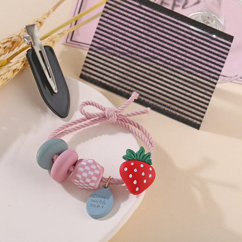 Strawberry Charm Hair Tie