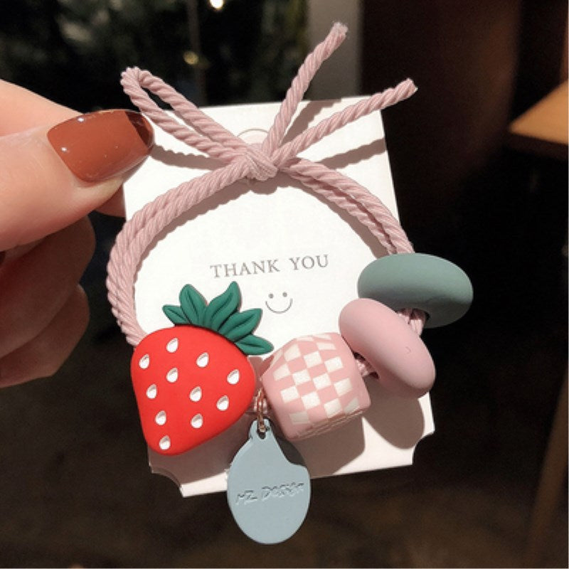 Strawberry Charm Hair Tie