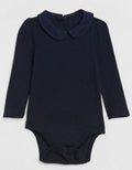 GAP Baby Long Sleeve Peter Pan Collar Bodysuit