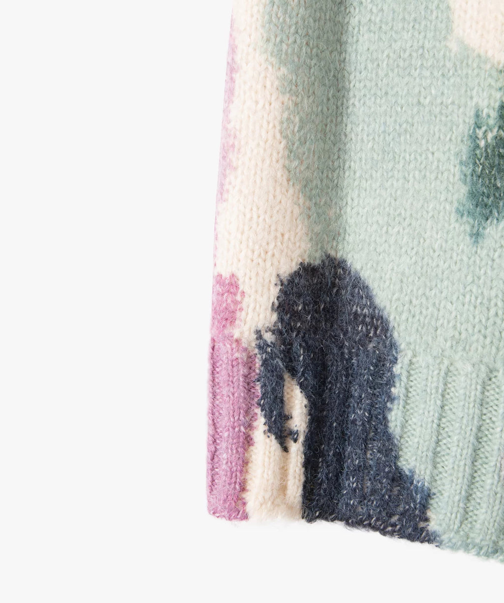 Closeup of abstract knit texture