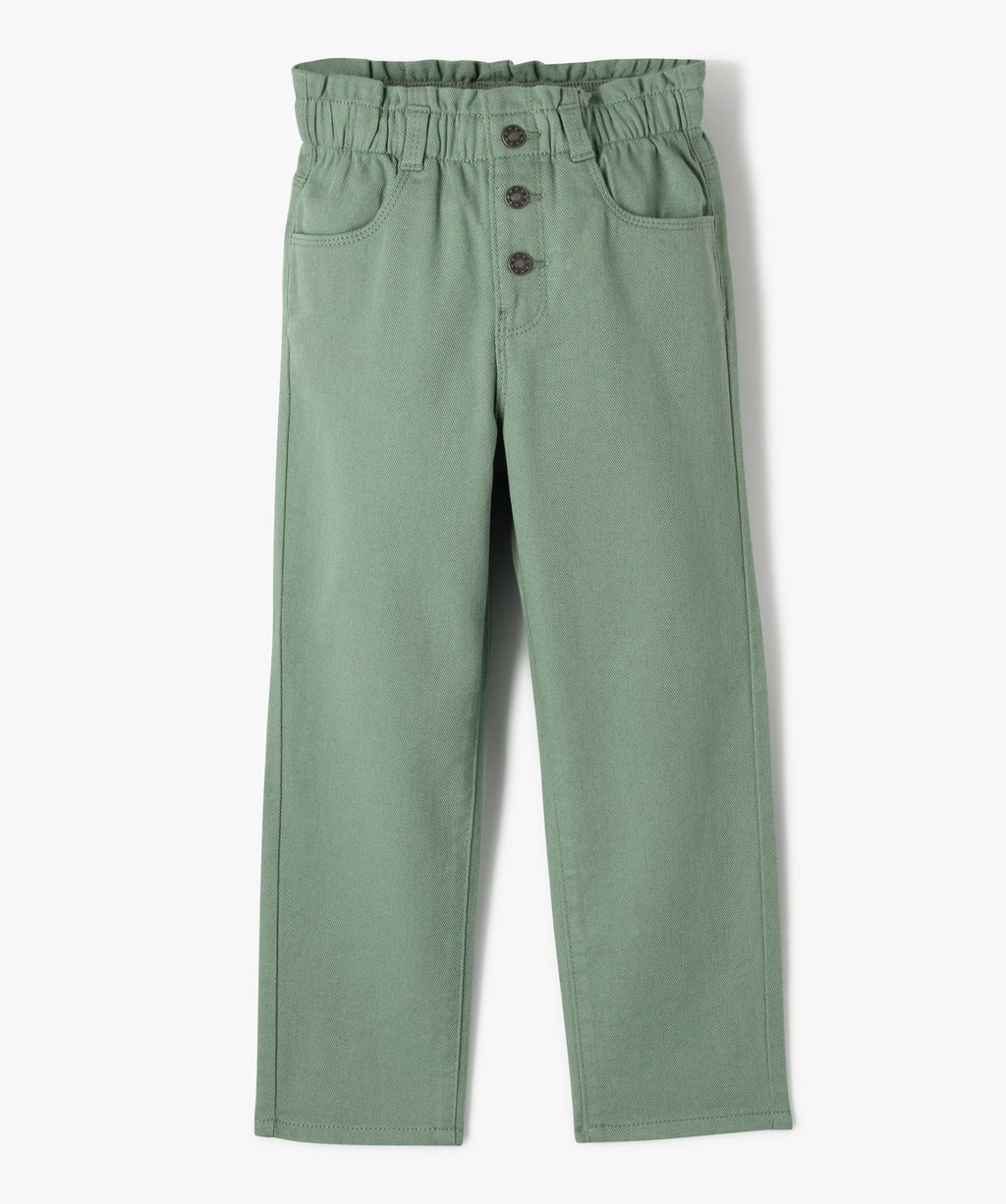 Sage green GÉMO trousers front