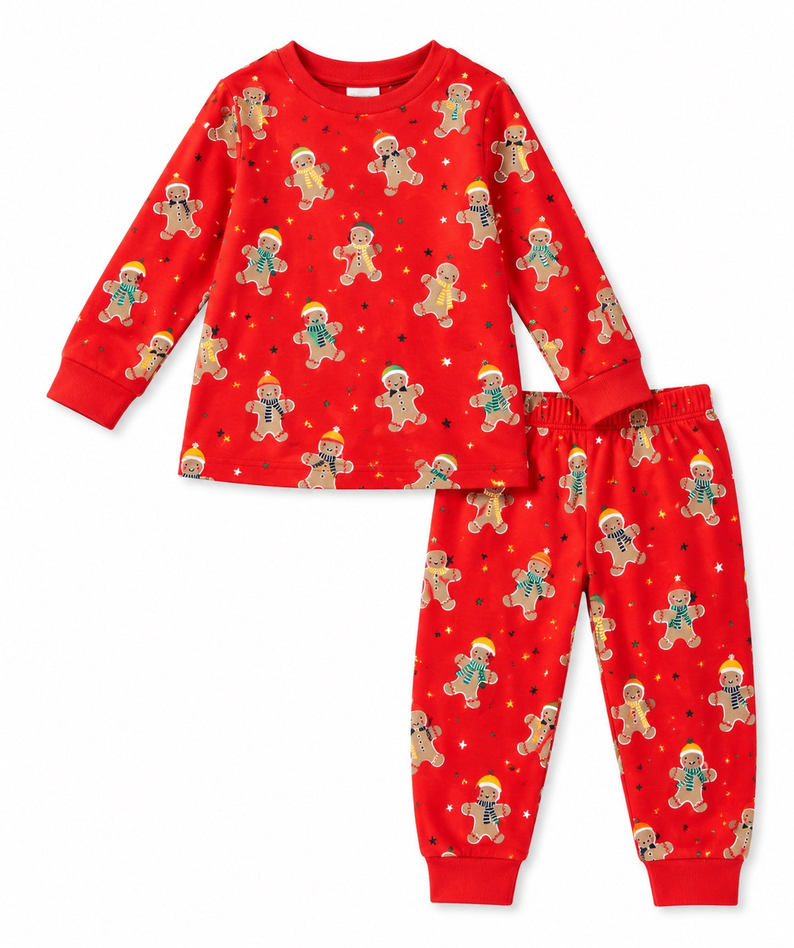 George Kids’ Red Gingerbread Christmas Pyjama Set