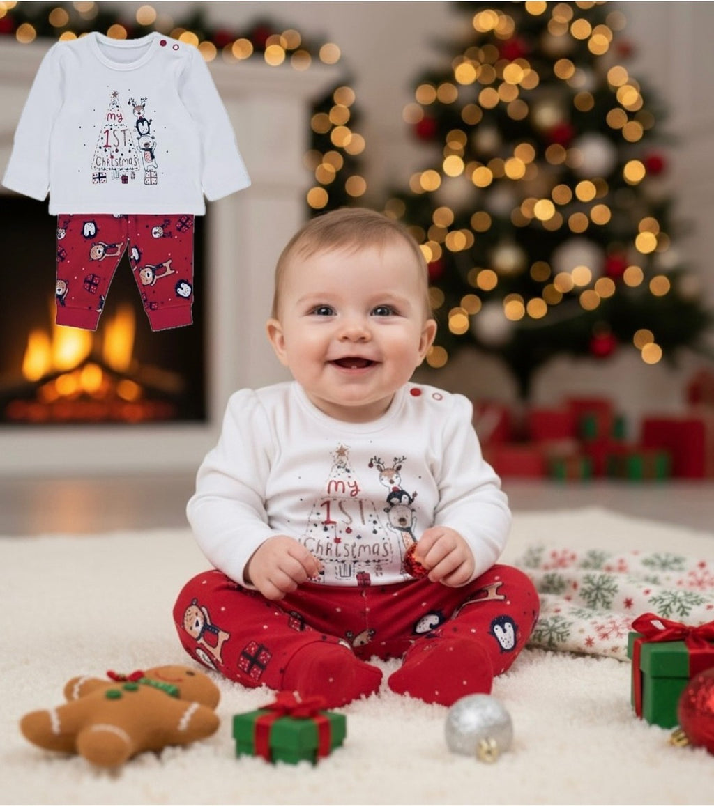 George Baby My 1st Christmas 2-Piece Outfit Set